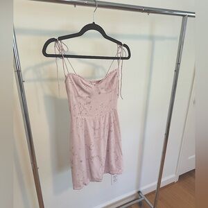 Wilfred Fable mini dress in lilac floral